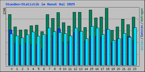 Stunden-Statistik im Monat Mai 2025